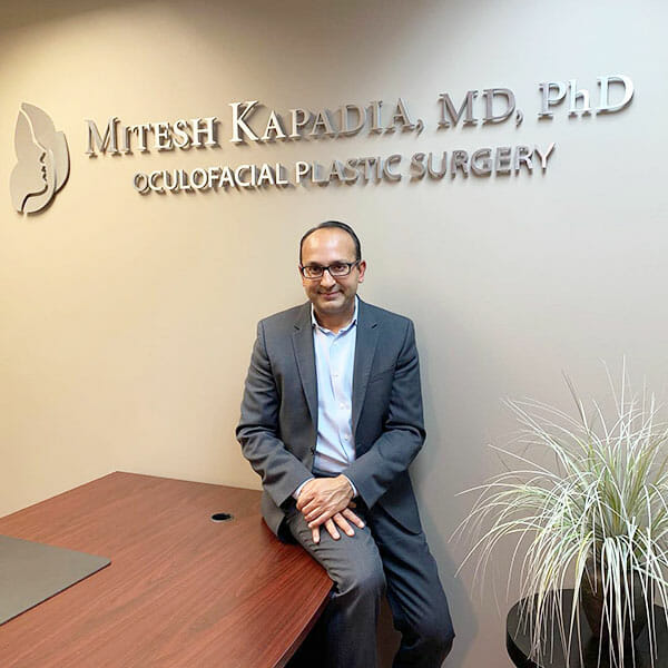 Dr. Mitesh Kapadia in his Wellesley office